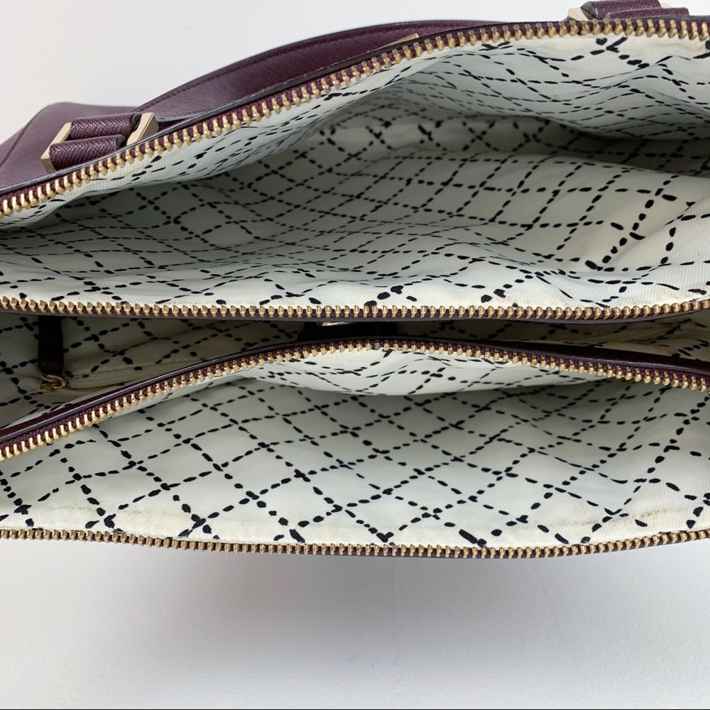 Kate Spade Purple Tote Bag - Picture 6 of 9